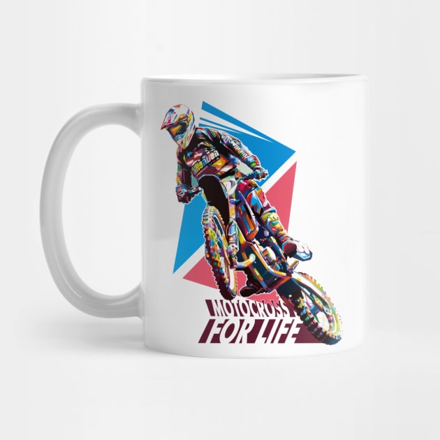 Pop art Motocross by Madiaz